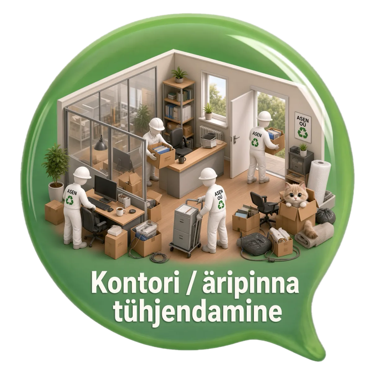 Kontori ja aripinna tuhjendamine