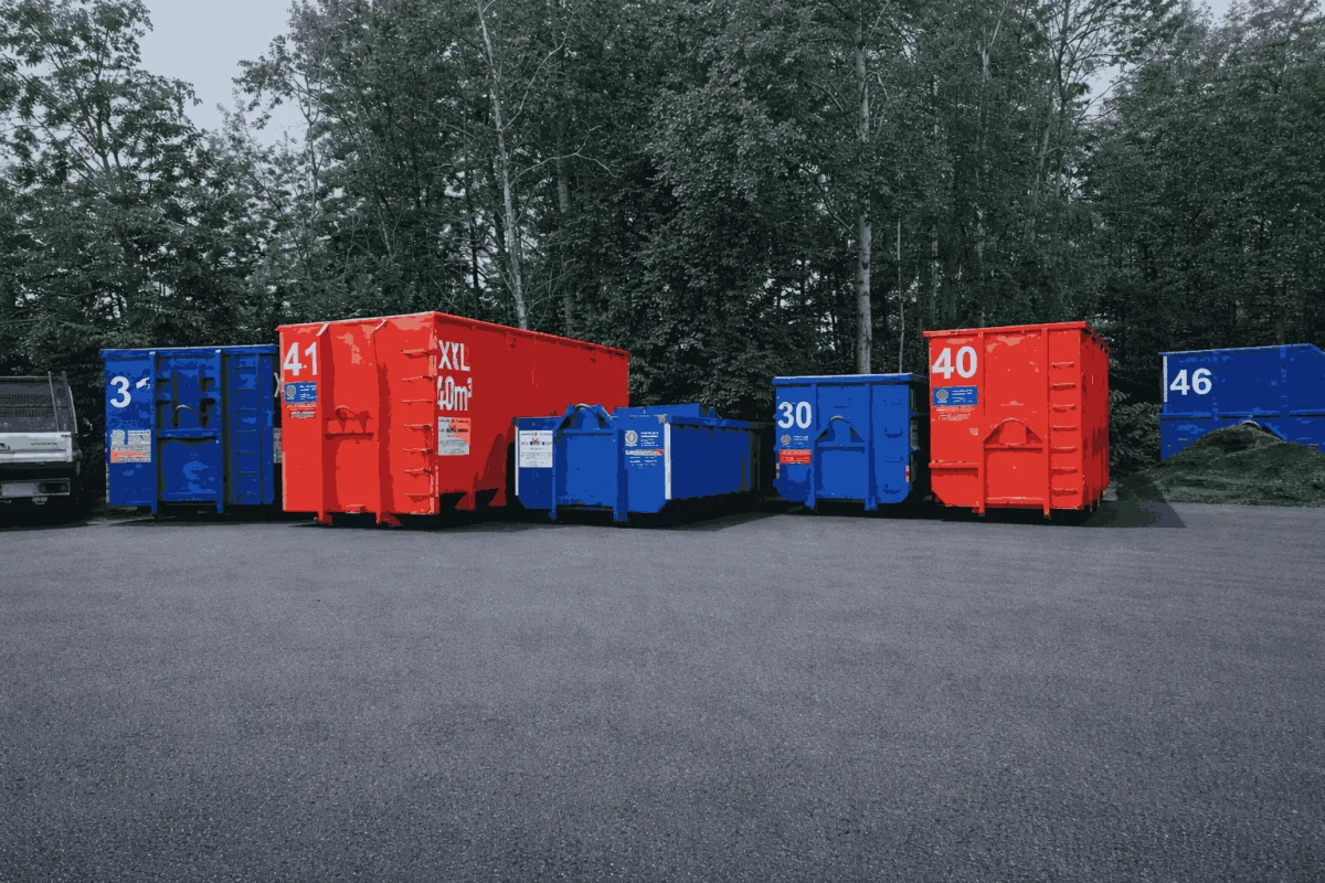 Свободные контейнеры от 30 до 46 м³ на площадке