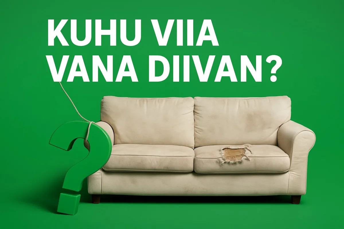 Kuhu viia vana diivan 6