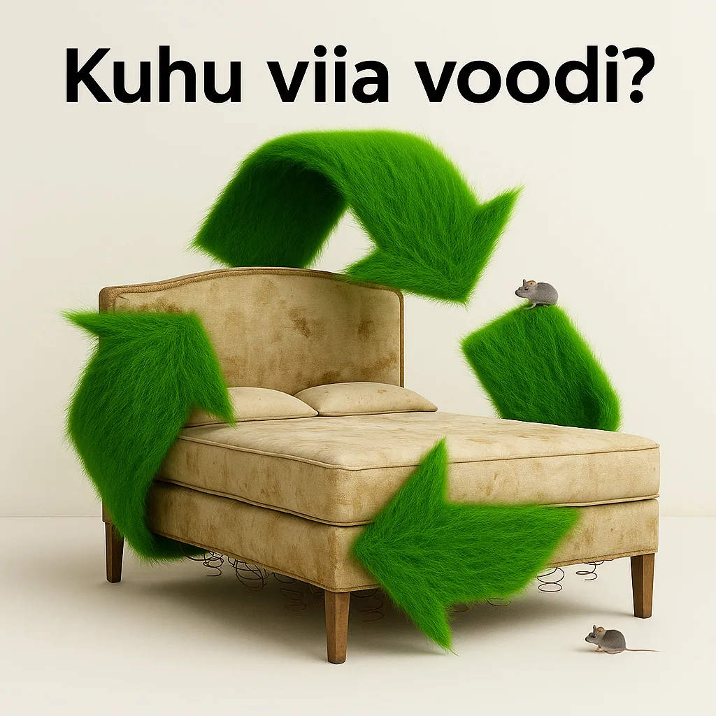 Kuhu viia vana madrats