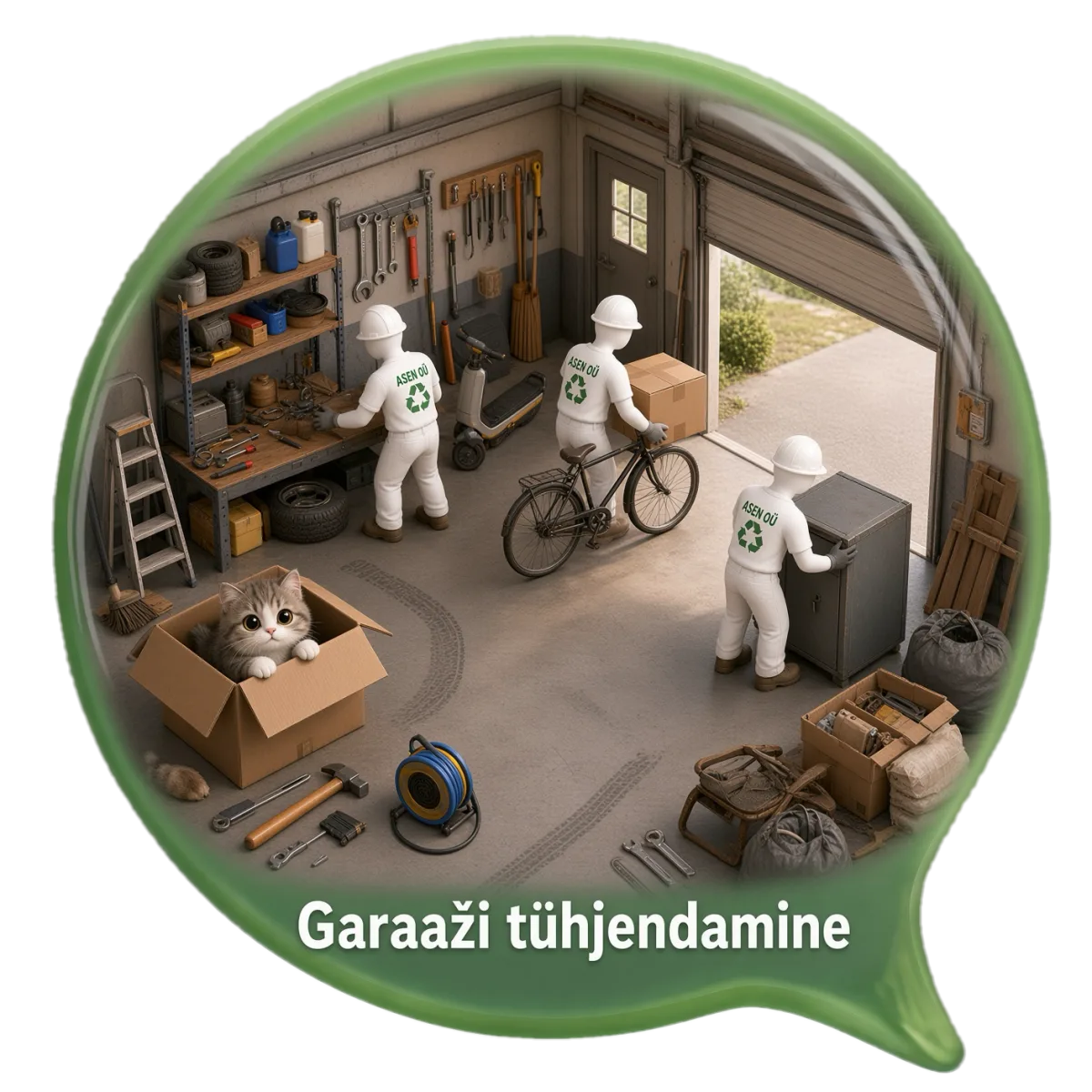 Garaazi ja panipaiga tuhjendamine