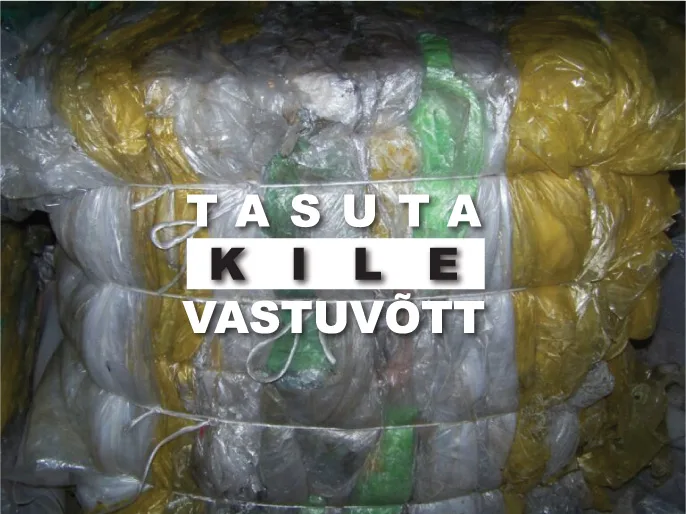 Tasuta vastuvott kilepakendeid