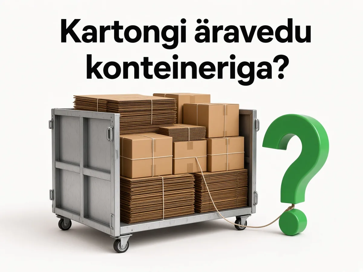 Pappkastide aravedu laost